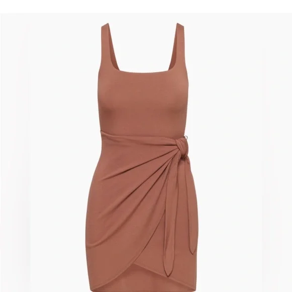 Aritzia Wilfred Saturn Mini Wrap Dress small - Picture 7 of 9